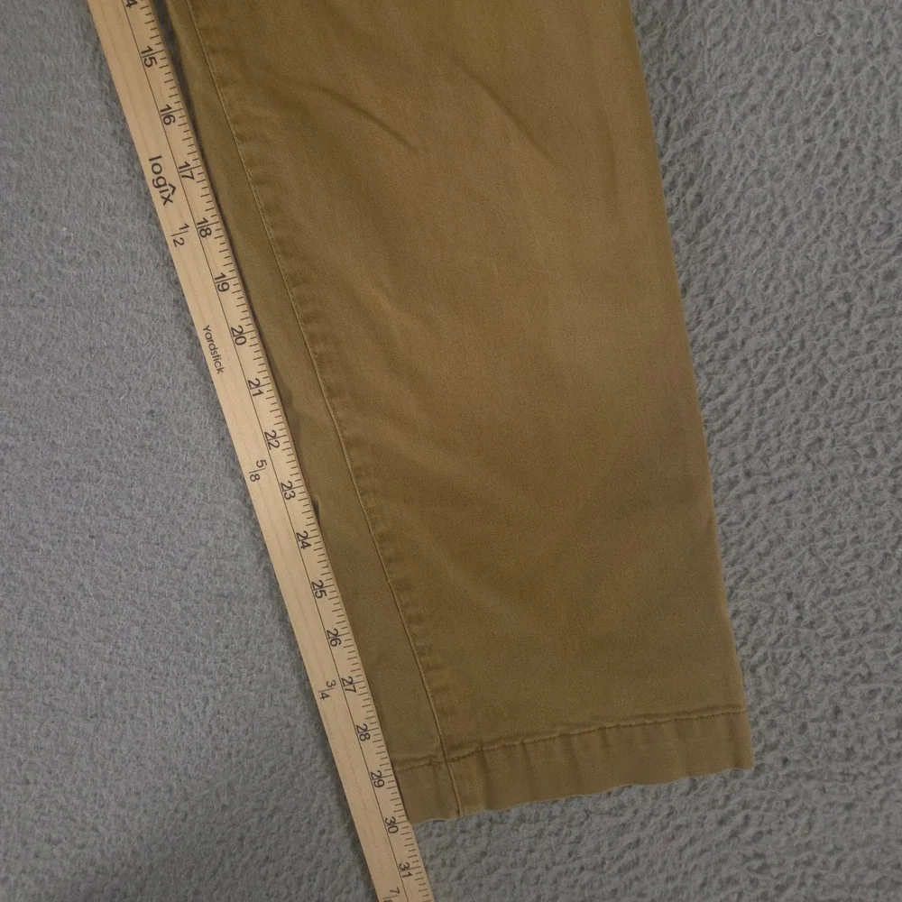 Gap Pants Mens 34x32 Tan Essential Khaki Slim Fit Stretch GapFlex Chino Trousers